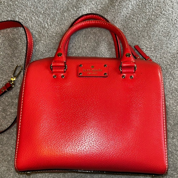 kate spade Handbags - Kate Spade Pinkish Red Crossbody Bag
